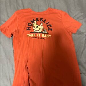 Homeslice "Take It Easy" Orange Graphic Tee